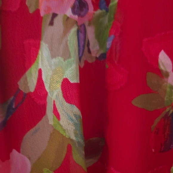 Adrianna Papell Elegant Formal Floral Halter Maxi Dress With Lining NWT Size 6 - Picture 3 of 16